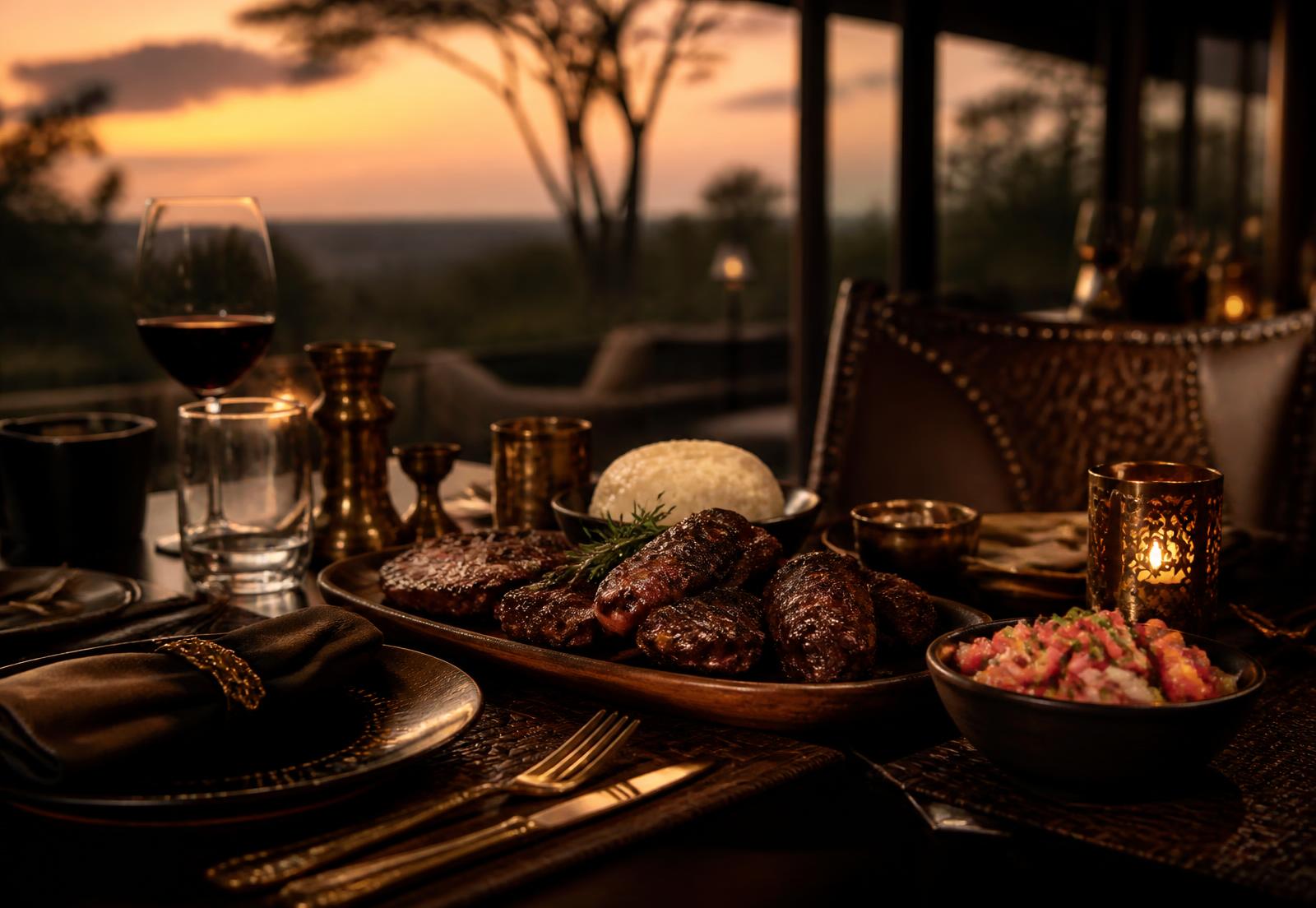 Elegant hotel dining experience